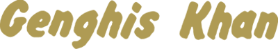 Genghis Khan logo for NES